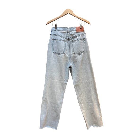 Princess Polly Jeans Mid-Rise Wide Leg Boho Lagenlook Y2K Light Academia Size‎ 6 - Picture 2 of 4